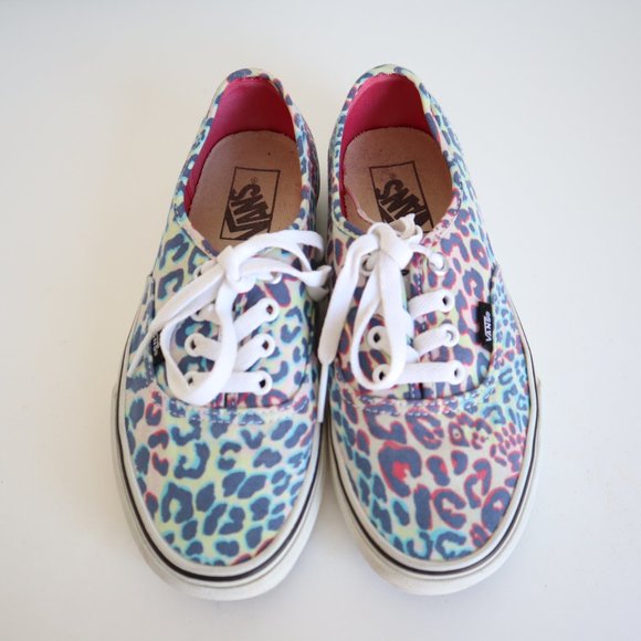 Vans Authentic Rainbow Leopard Print, Size 7 US Women's/5.5 Men's - Picture 12 of 12